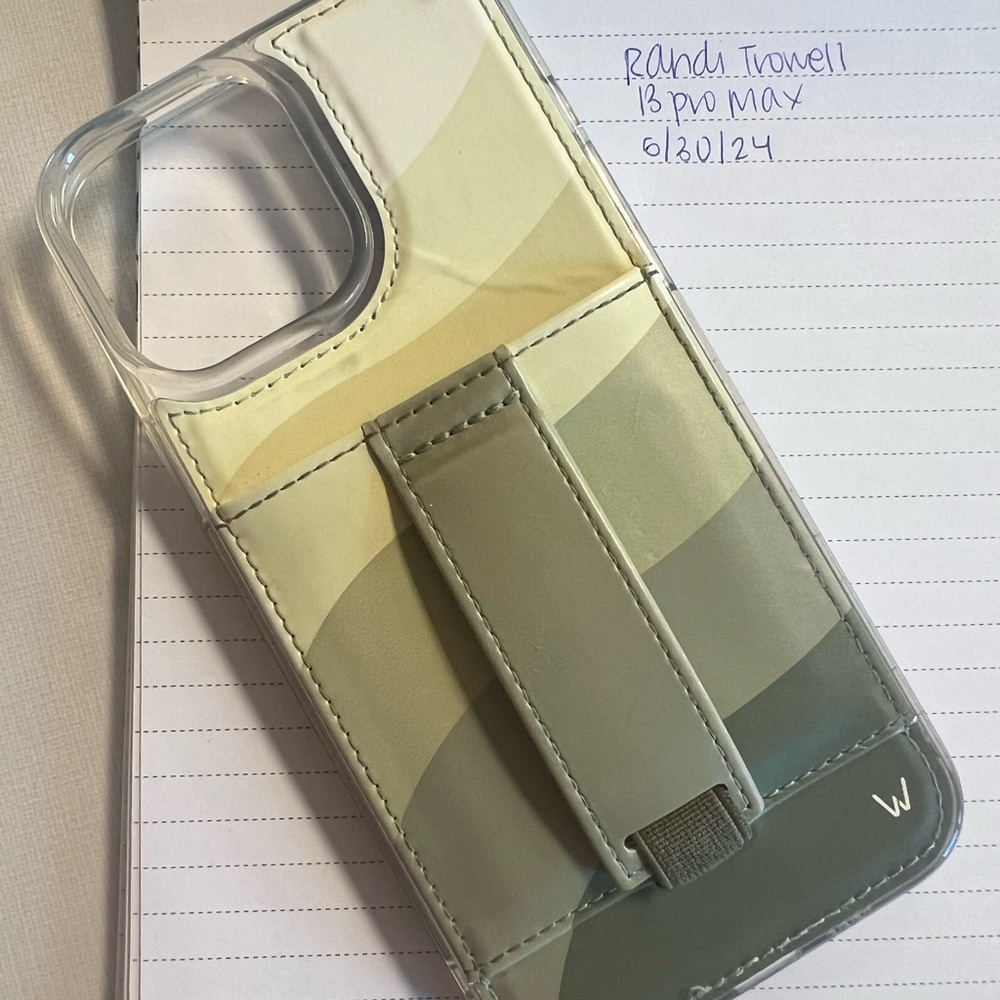 Walli 13 Pro Max Green Phone Case